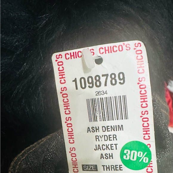 REDUCED AGAIN! JEANS jacket faded black new size 14 Long style - Picture 6 of 7